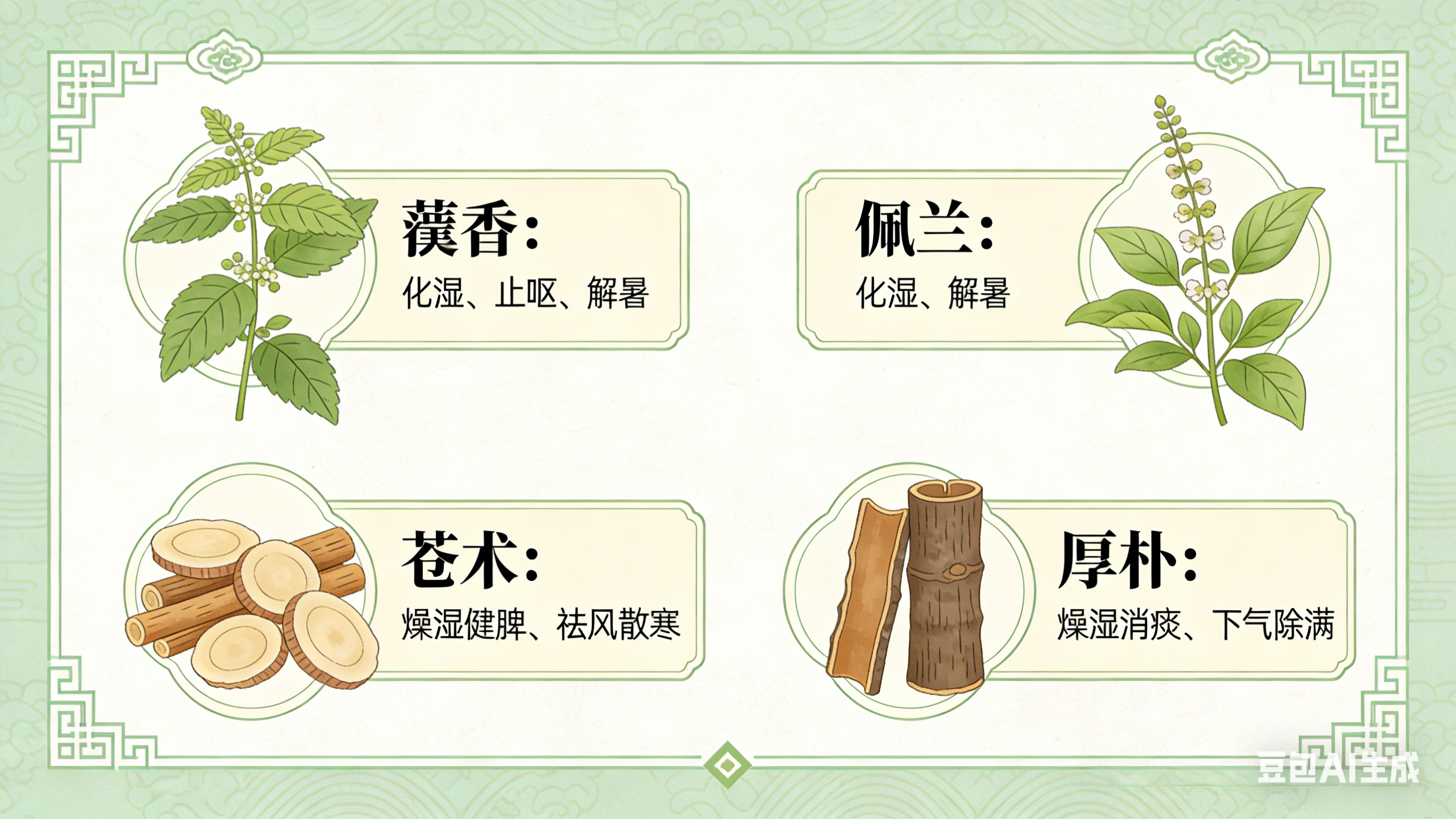 执业中药师考试芳香化湿药