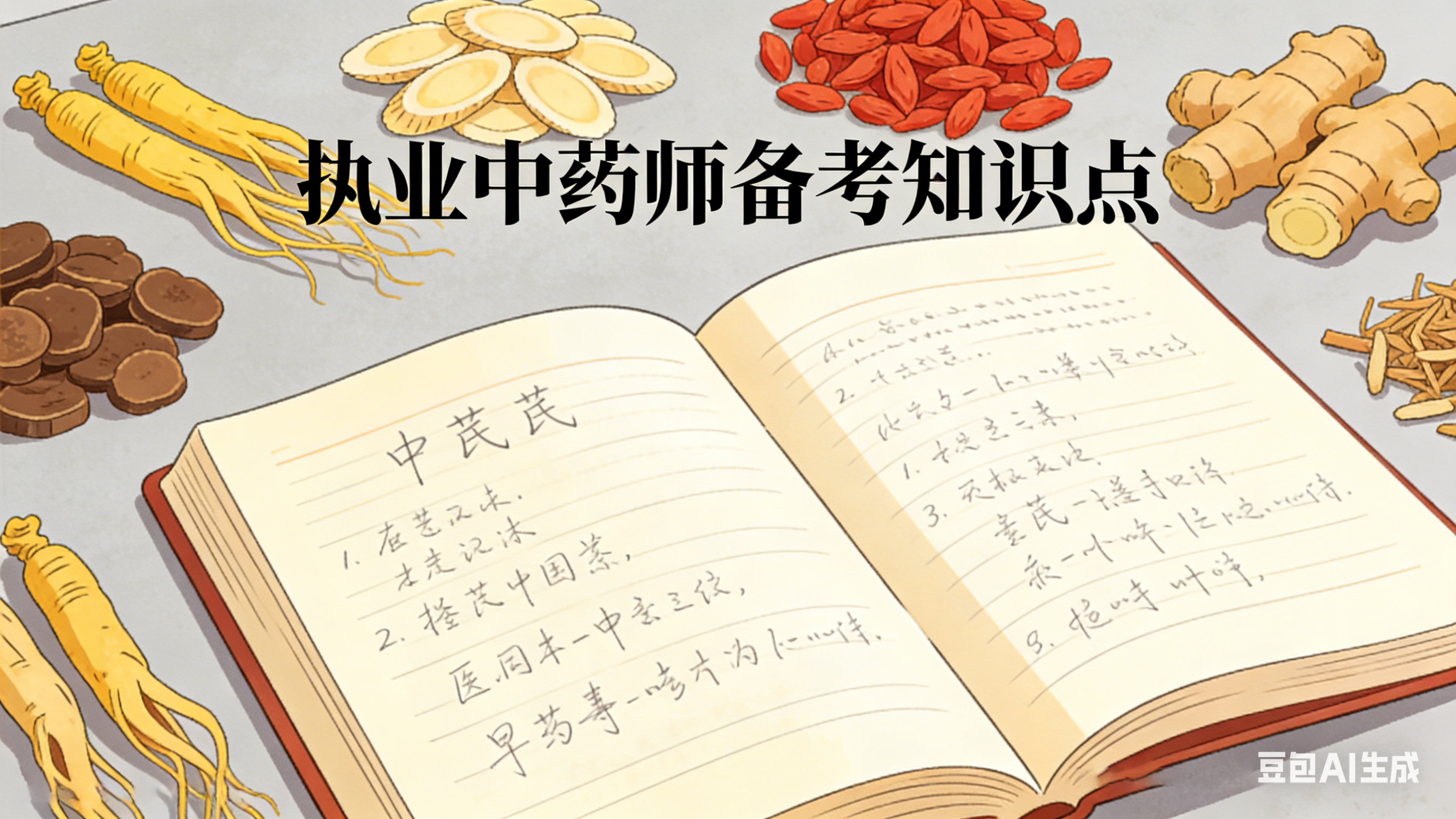 执业中药师备考知识点