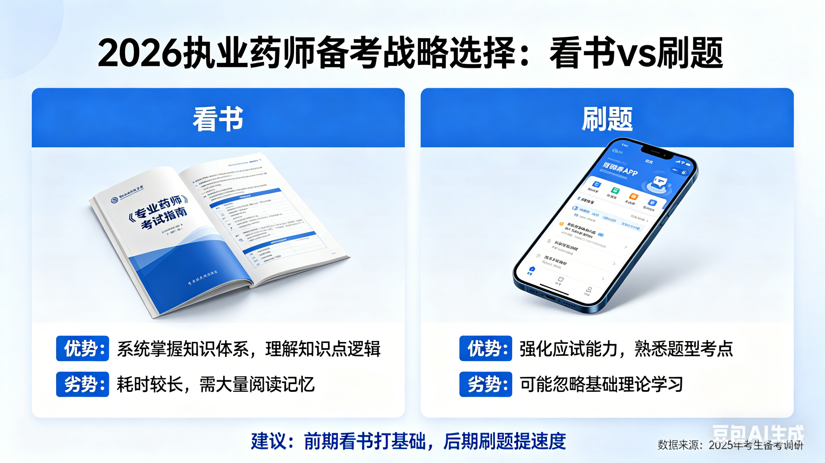 执业药师备考刷题还是看书