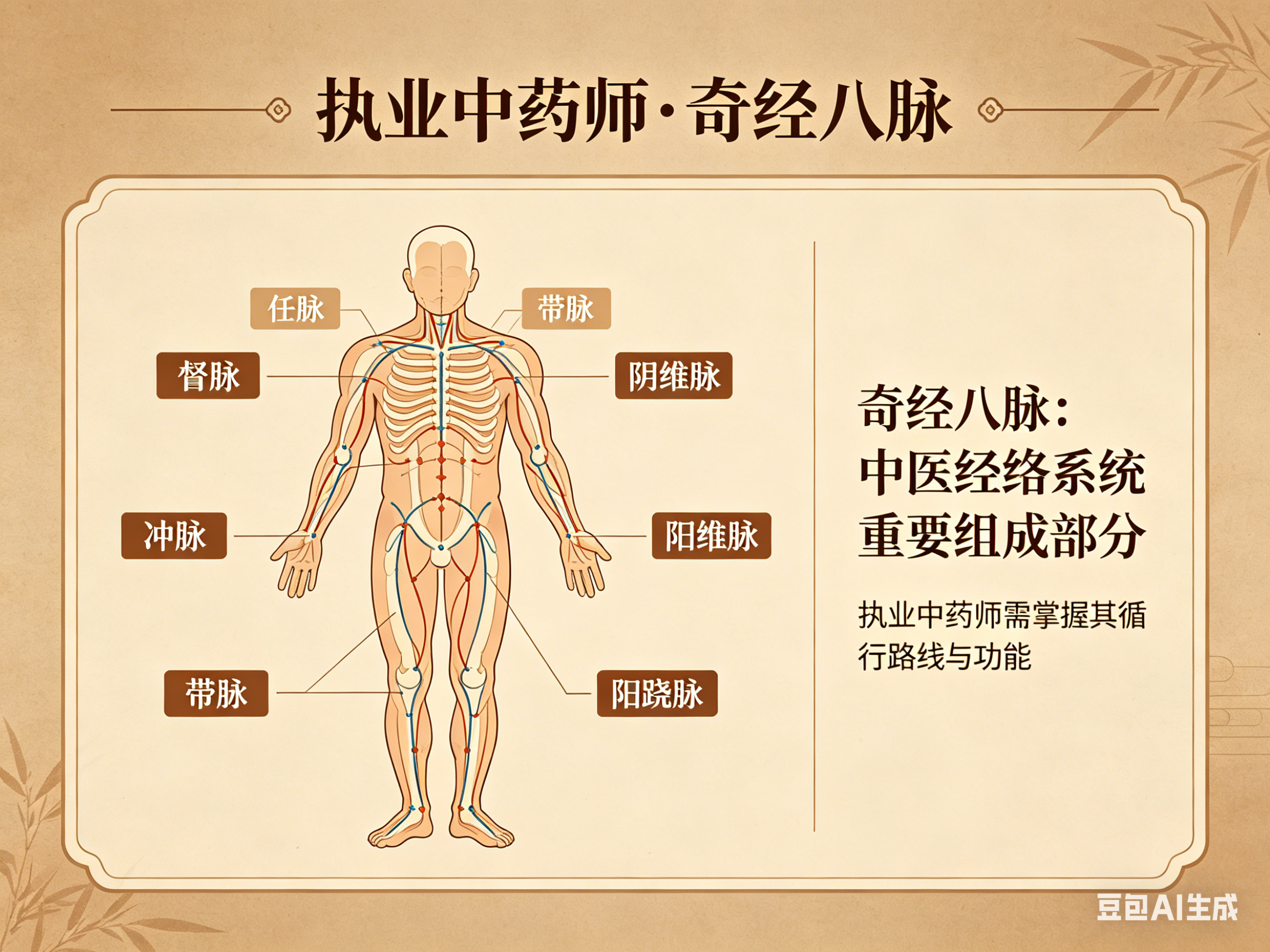 执业药师中药二经脉考点