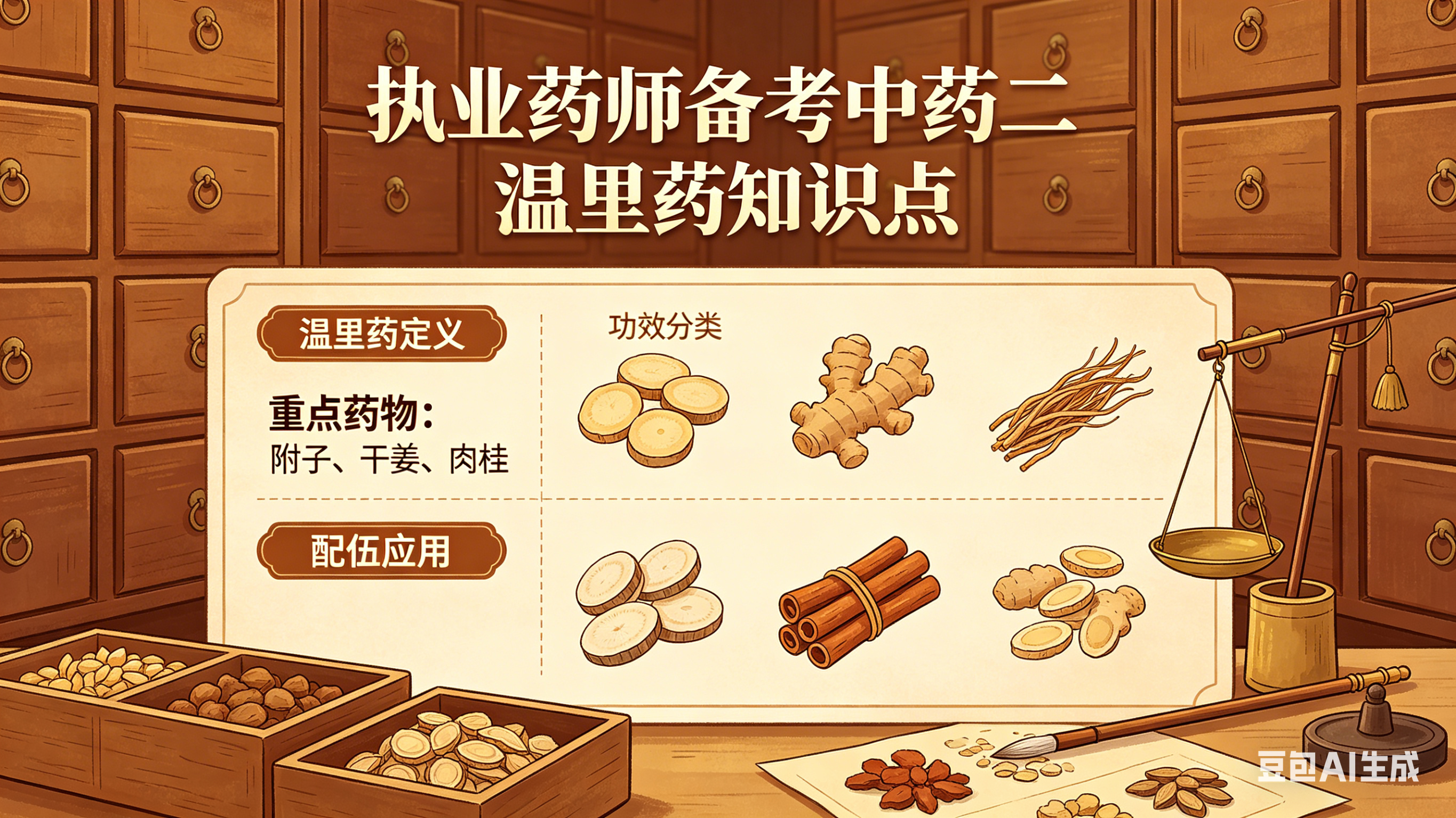 执业药师备考中药二温里药知识点