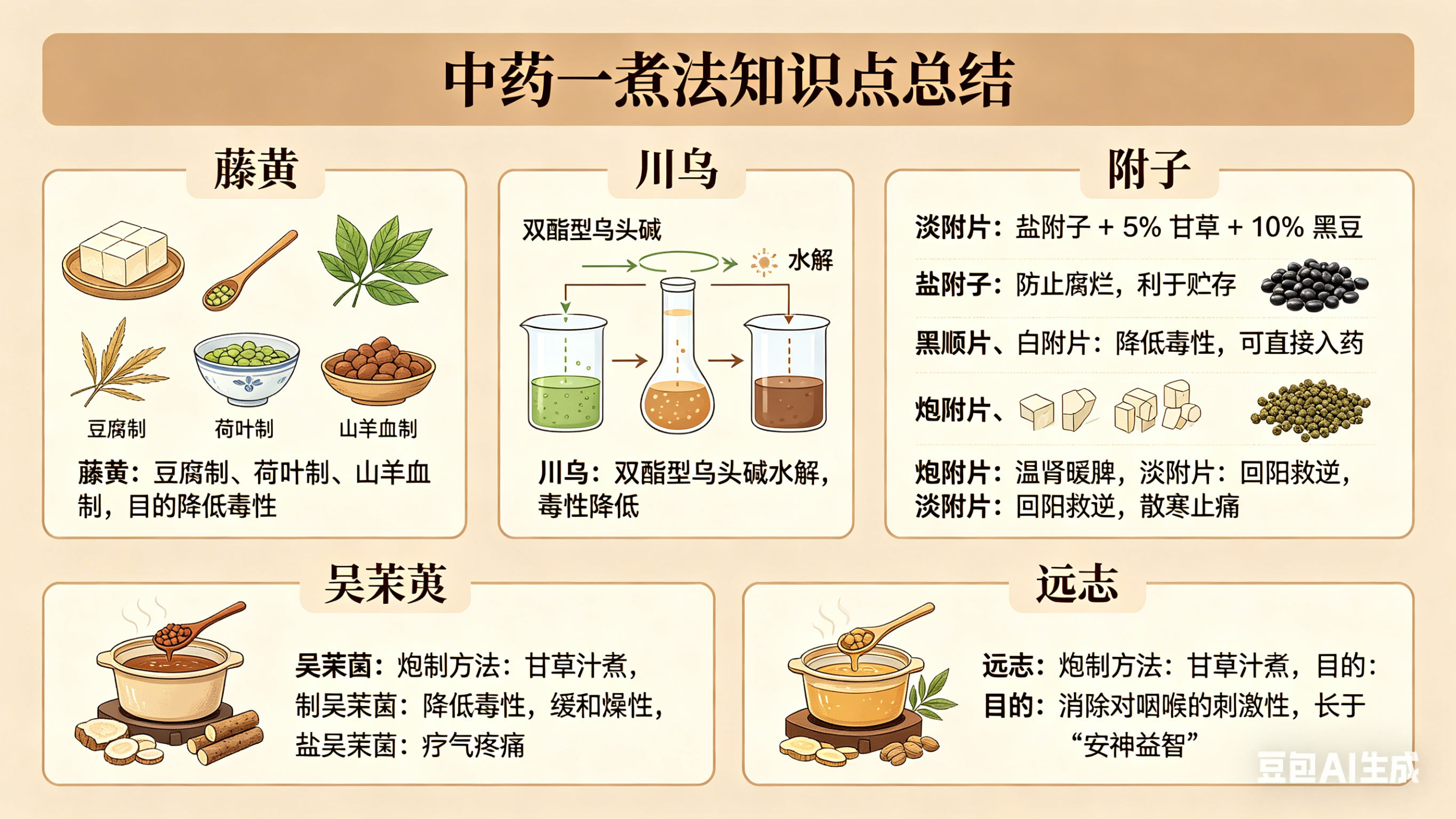执业药师中药一煮知识点