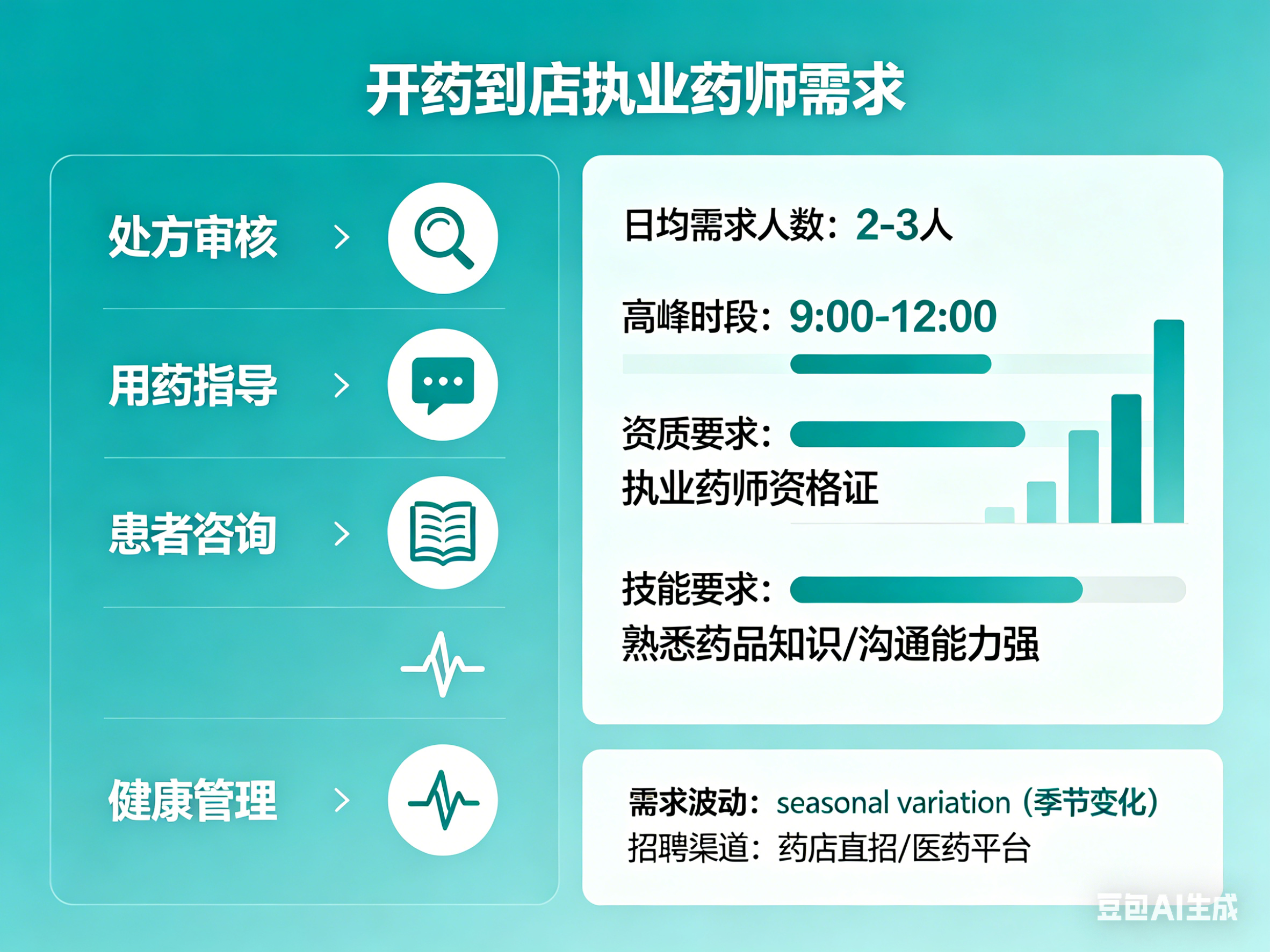 开药店执业药师需求