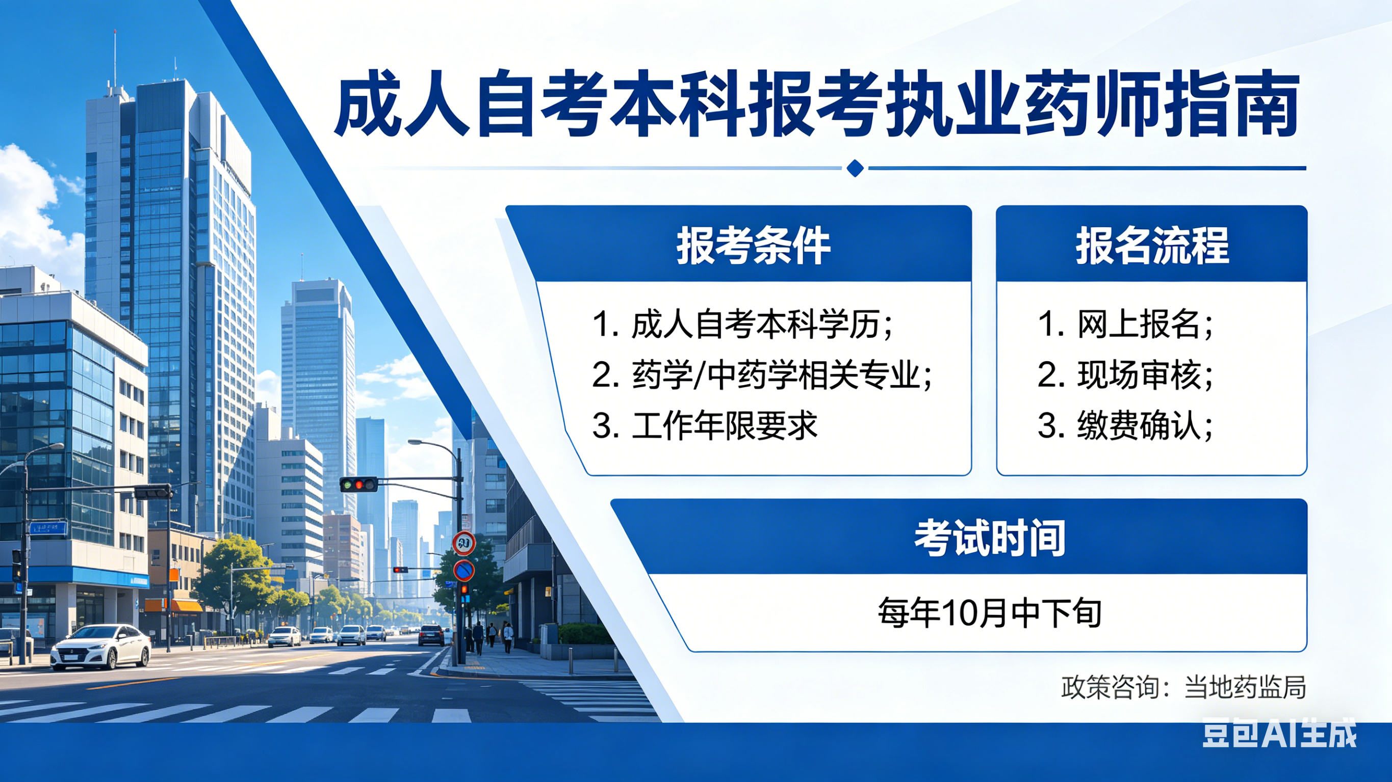 成人本科报考执业药师