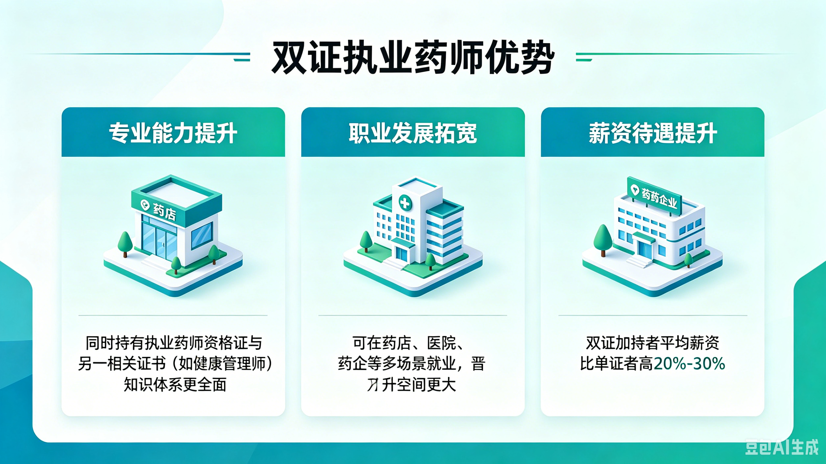 双证执业药师优势