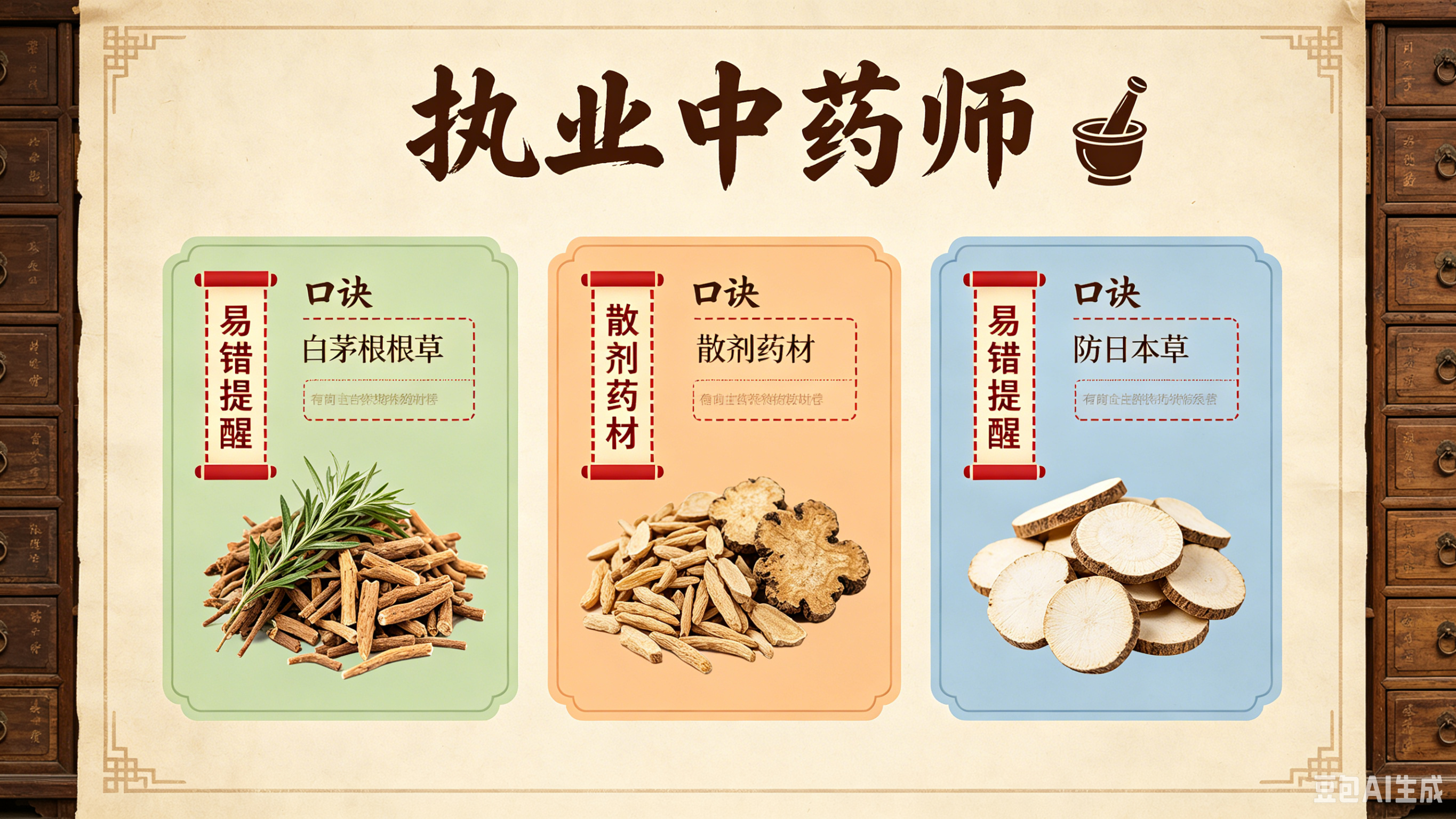 备考执业药师中药一
